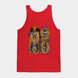 Pineapple skulls 1 Tank Top